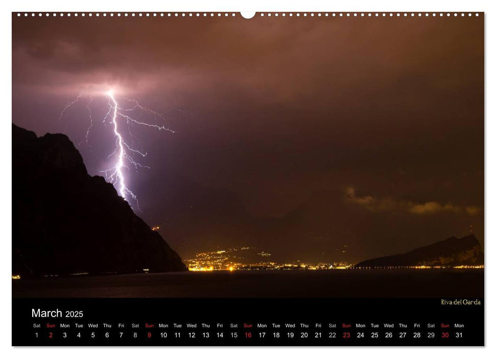 Lake Garda / UK-Version (CALVENDO Premium-Calendar 2025)