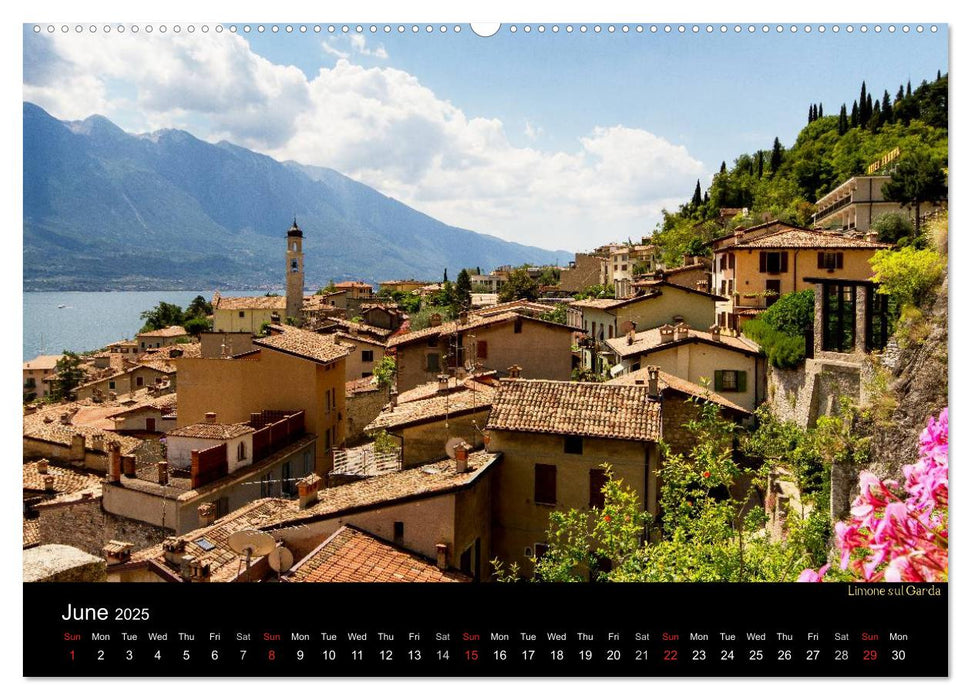 Lake Garda / UK-Version (CALVENDO Premium-Calendar 2025)