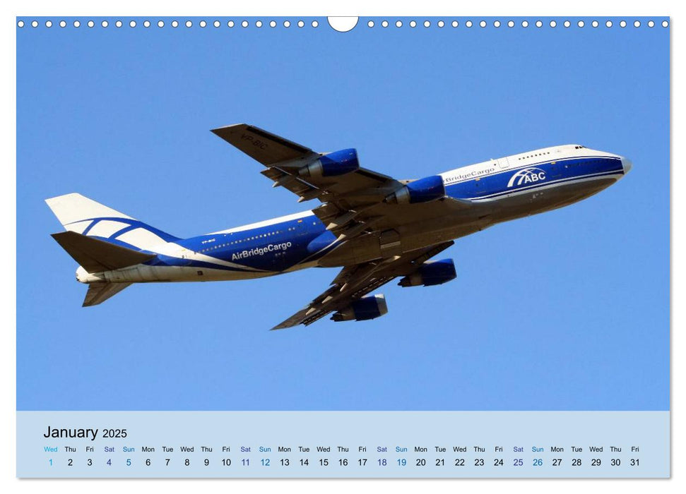 Wings over Frankfurt (UK Edition) (CALVENDO Monthly Calendar 2025)