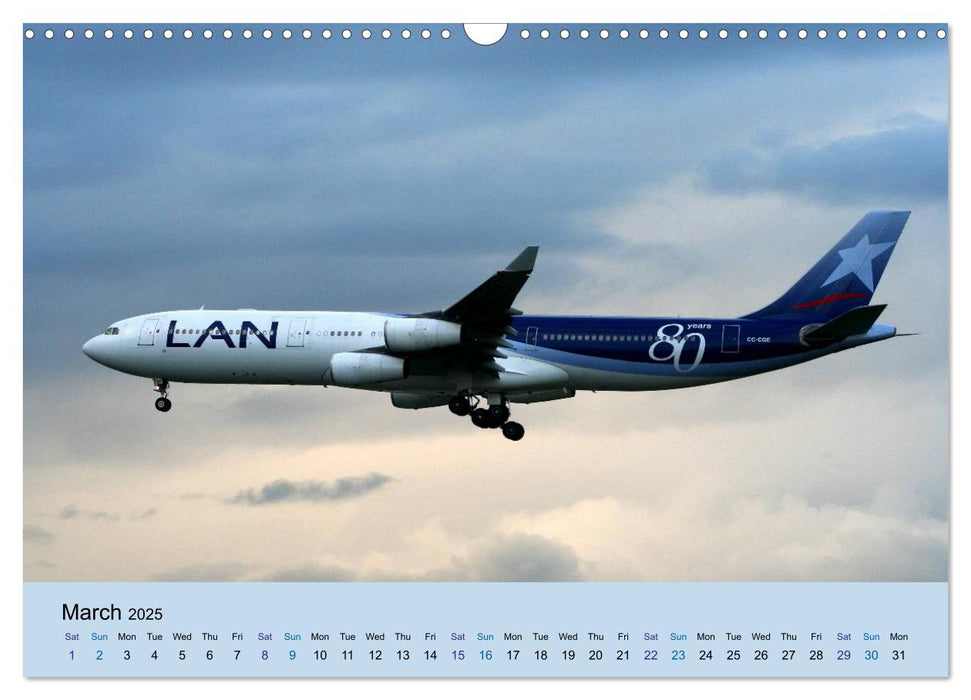 Wings over Frankfurt (UK Edition) (CALVENDO Monthly Calendar 2025)