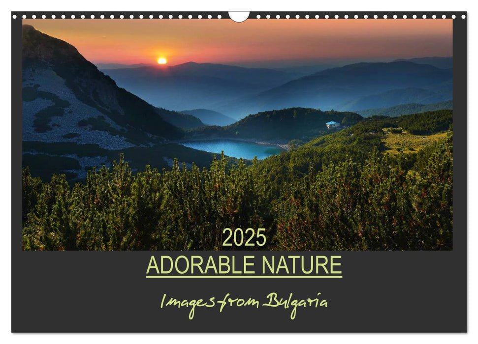 Adorable Nature - Images from Bulgaria / UK-Version (CALVENDO Monthly Calendar 2025)