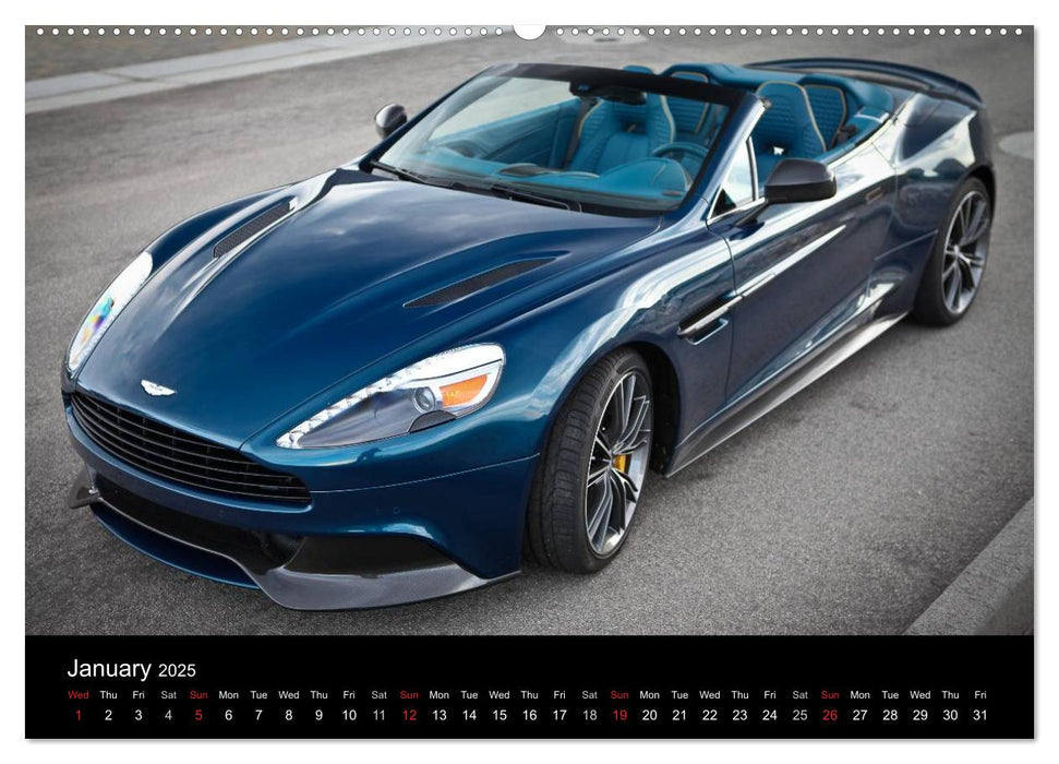 Aston Martin Vanquish Volante / UK-Version (CALVENDO Premium-Calendar 2025)