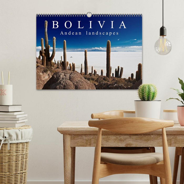 Bolivia Andean landscapes / UK-Version (CALVENDO Monthly Calendar 2025)