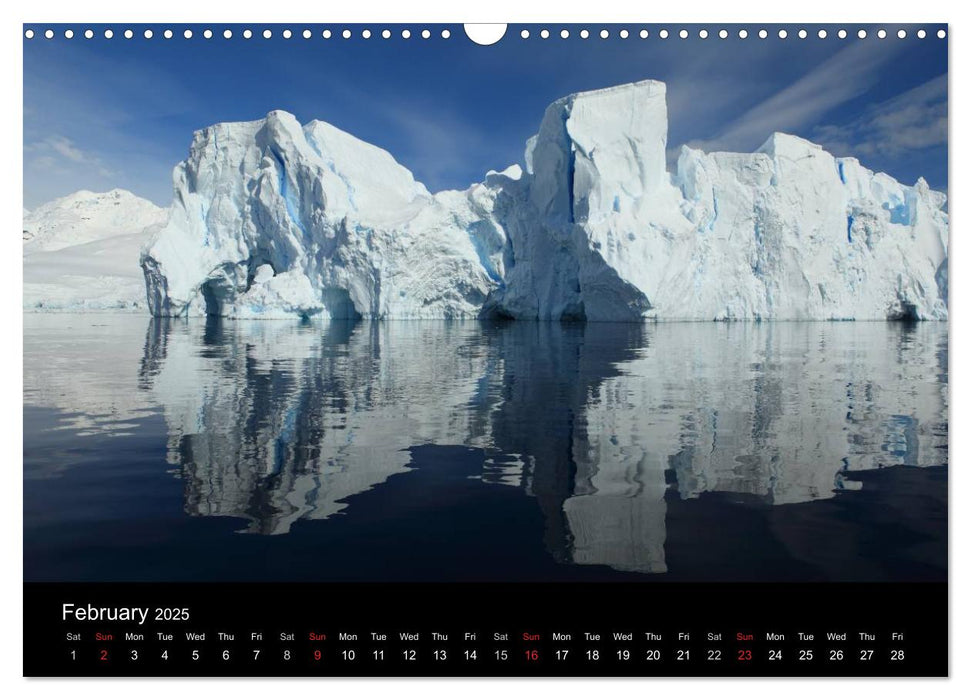 Antarctica (UK - Version) (CALVENDO Monthly Calendar 2025)