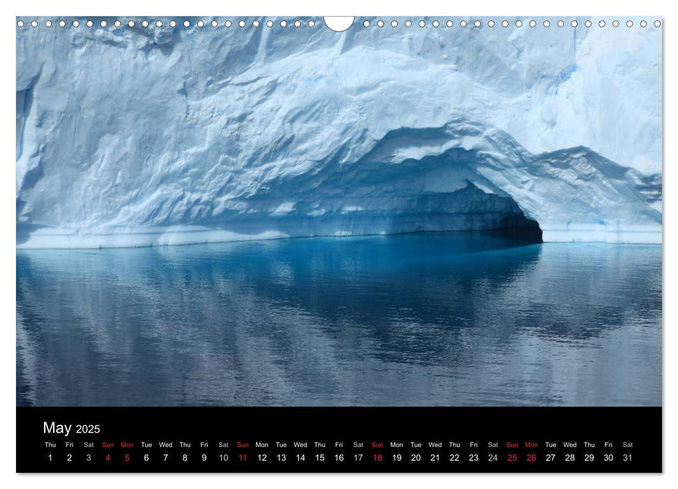 Antarctica (UK - Version) (CALVENDO Monthly Calendar 2025)