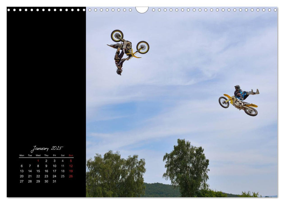 Motocross - MX UK-Version (CALVENDO Monthly Calendar 2025)