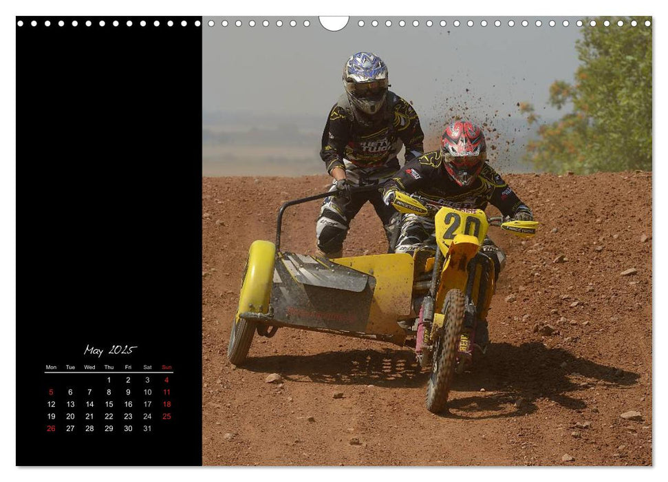 Motocross - MX UK-Version (CALVENDO Monthly Calendar 2025)