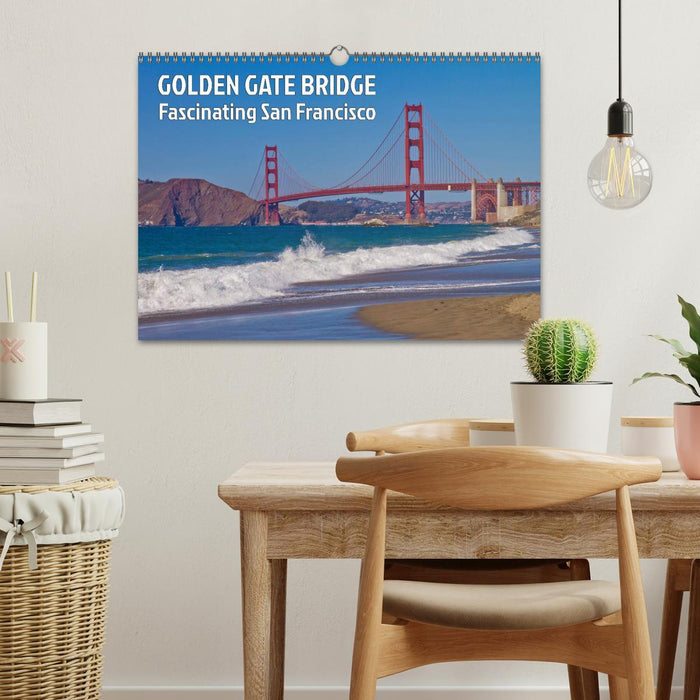 GOLDEN GATE BRIDGE Fascinating San Francisco (CALVENDO Monthly Calendar 2025)