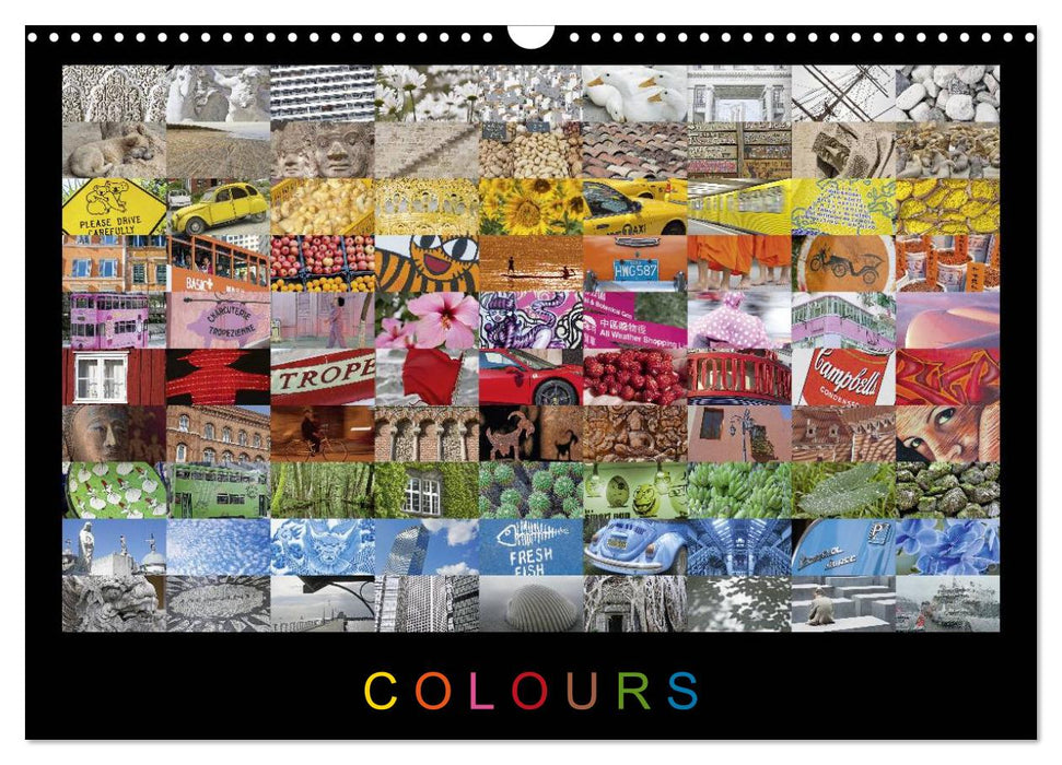 Colours (UK-Version) (CALVENDO Monthly Calendar 2025)