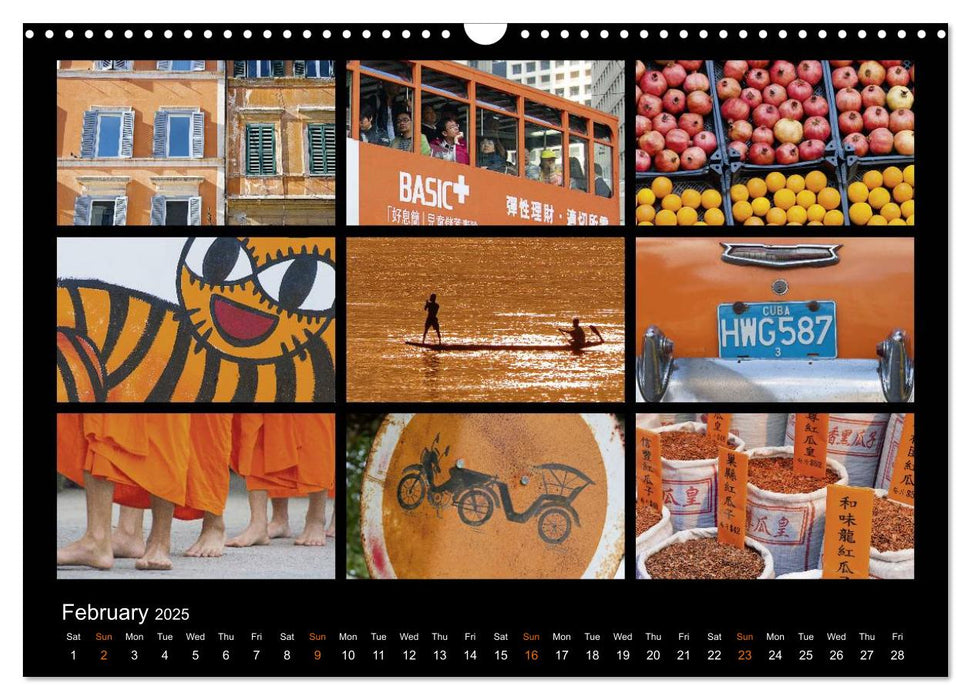 Colours (UK-Version) (CALVENDO Monthly Calendar 2025)