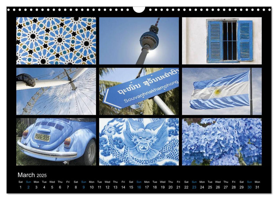 Colours (UK-Version) (CALVENDO Monthly Calendar 2025)