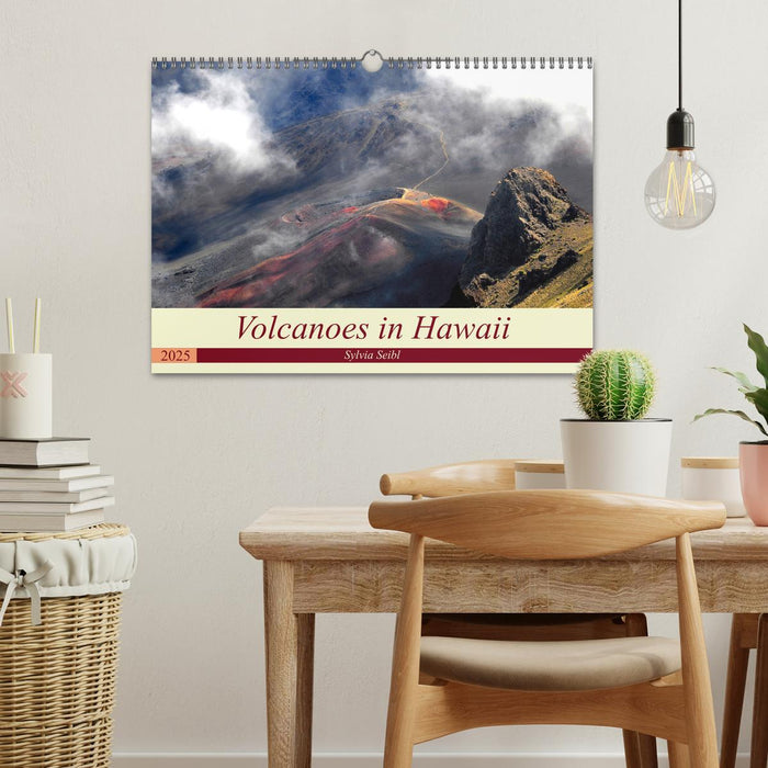 Volcanoes and Lava in Hawaii (CALVENDO Monthly Calendar 2025)