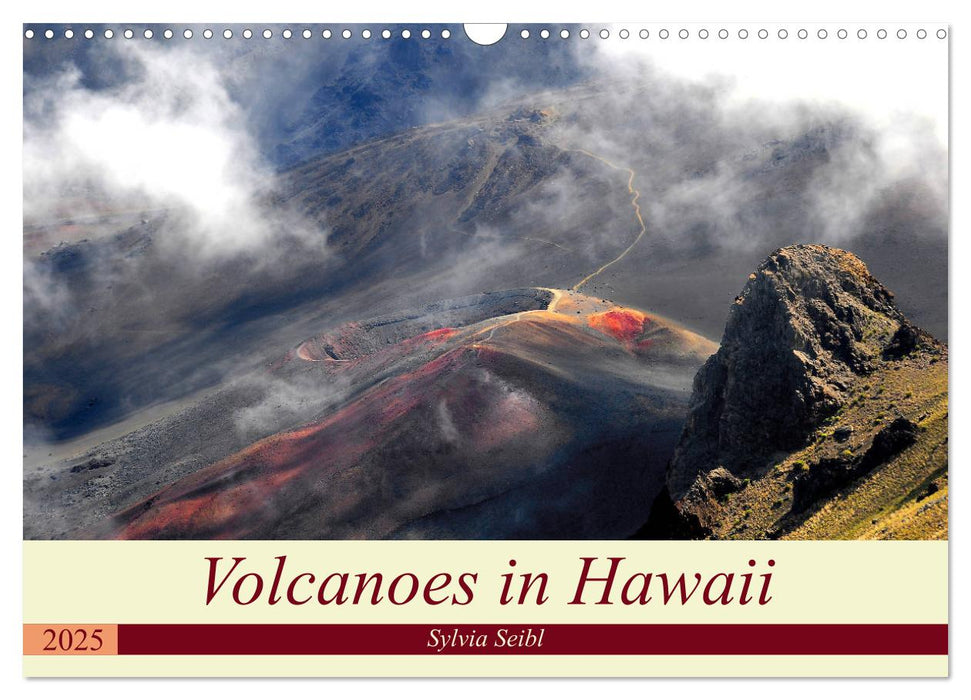 Volcanoes and Lava in Hawaii (CALVENDO Monthly Calendar 2025)