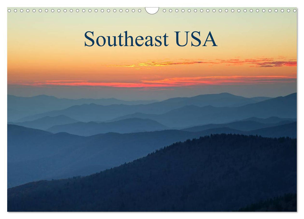 Southeast USA (CALVENDO Monthly Calendar 2025)