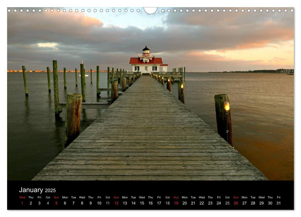 Southeast USA (CALVENDO Monthly Calendar 2025)