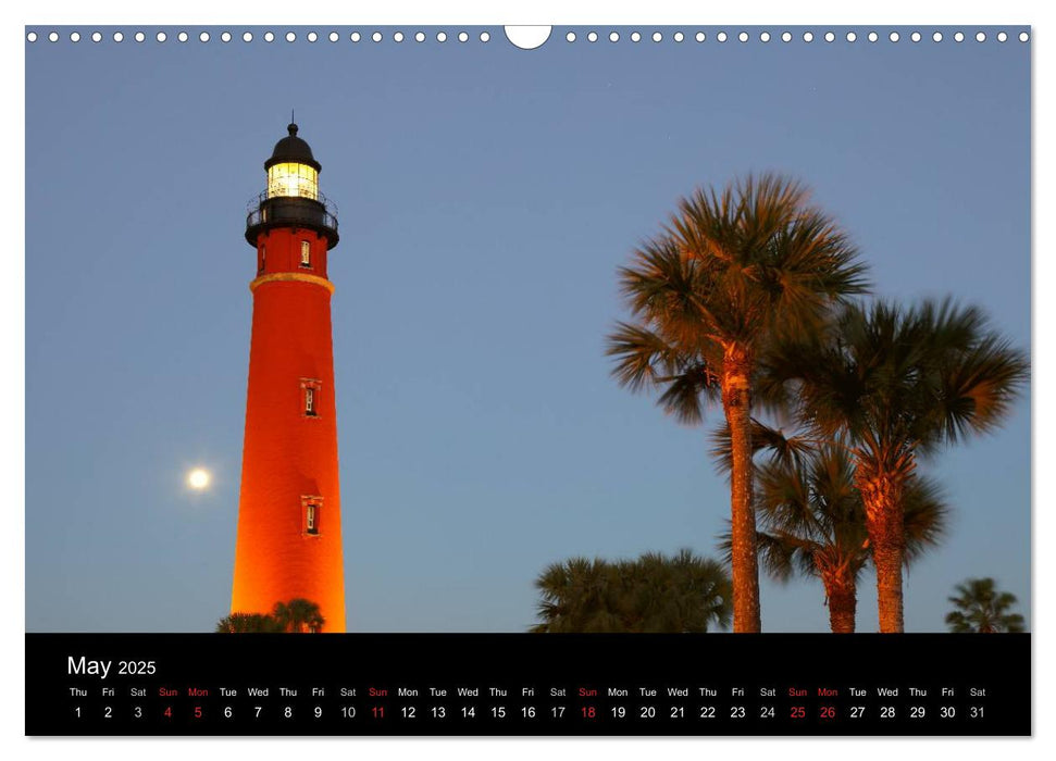 Southeast USA (CALVENDO Monthly Calendar 2025)