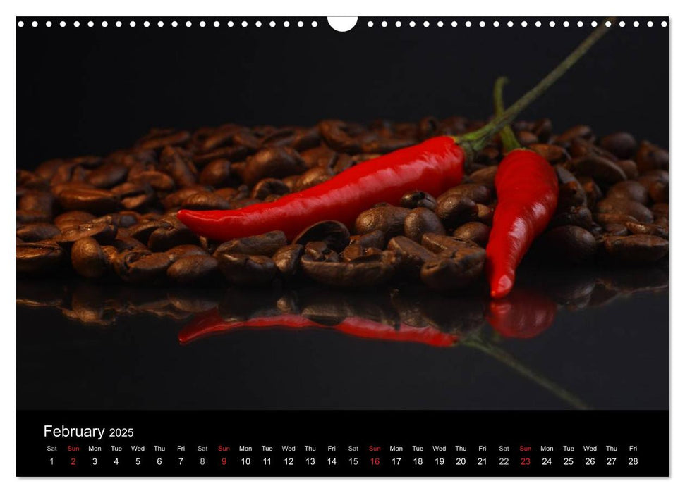 Hot Chili Calendar Great Britain Edition (CALVENDO Monthly Calendar 2025)