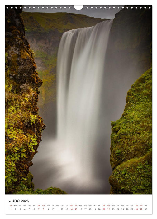 Magic of Iceland - nature photography (CALVENDO Monthly Calendar 2025)