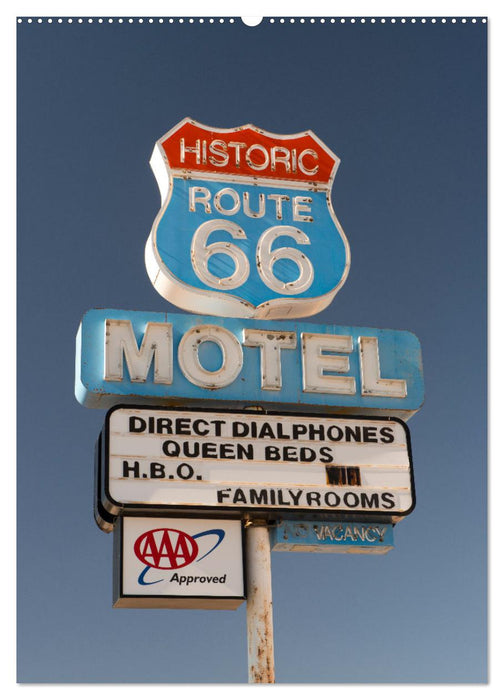 Historic Route 66 Motel (CALVENDO Monthly Calendar 2025)