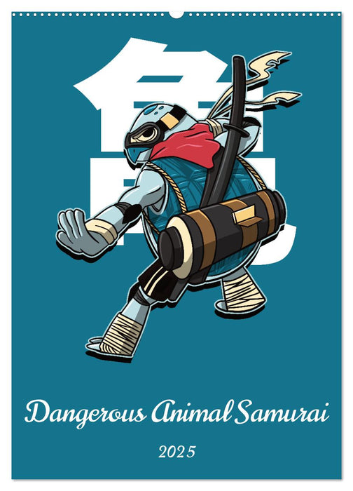 Dangerous Animal Samurai (CALVENDO Monthly Calendar 2025)