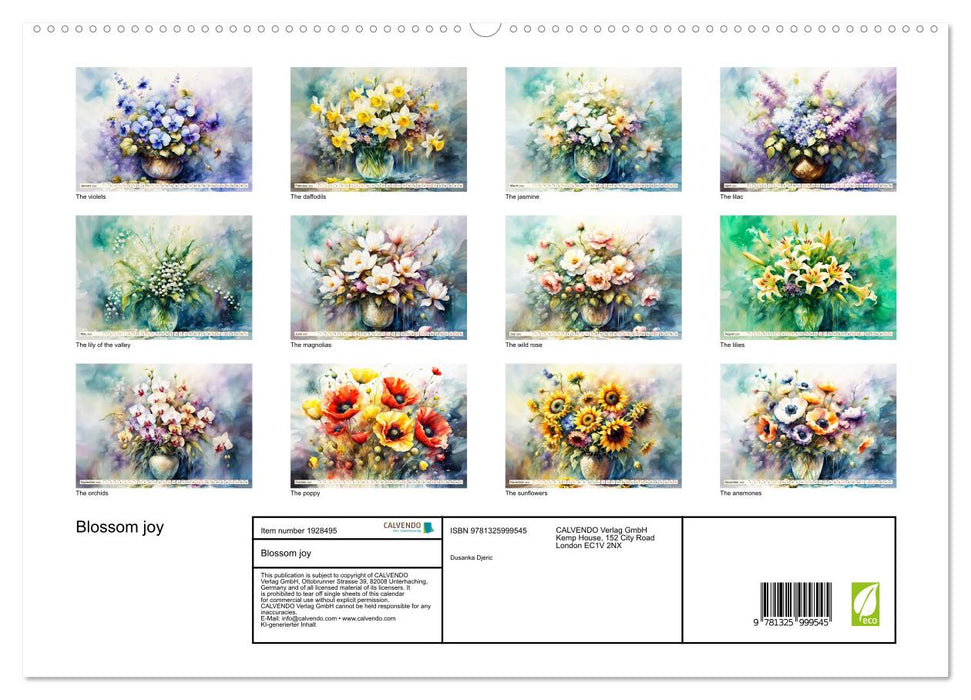 Blossom joy (CALVENDO Premium-Calendar 2025)