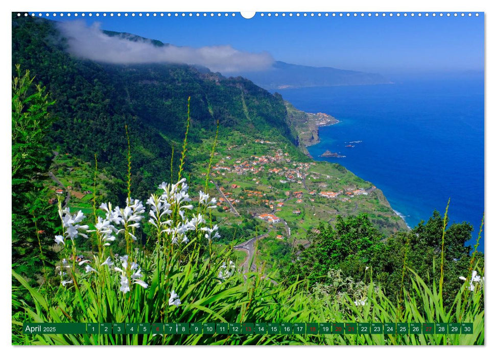 Madeira Blumeninsel im Atlantik (CALVENDO Premium Wandkalender 2025)