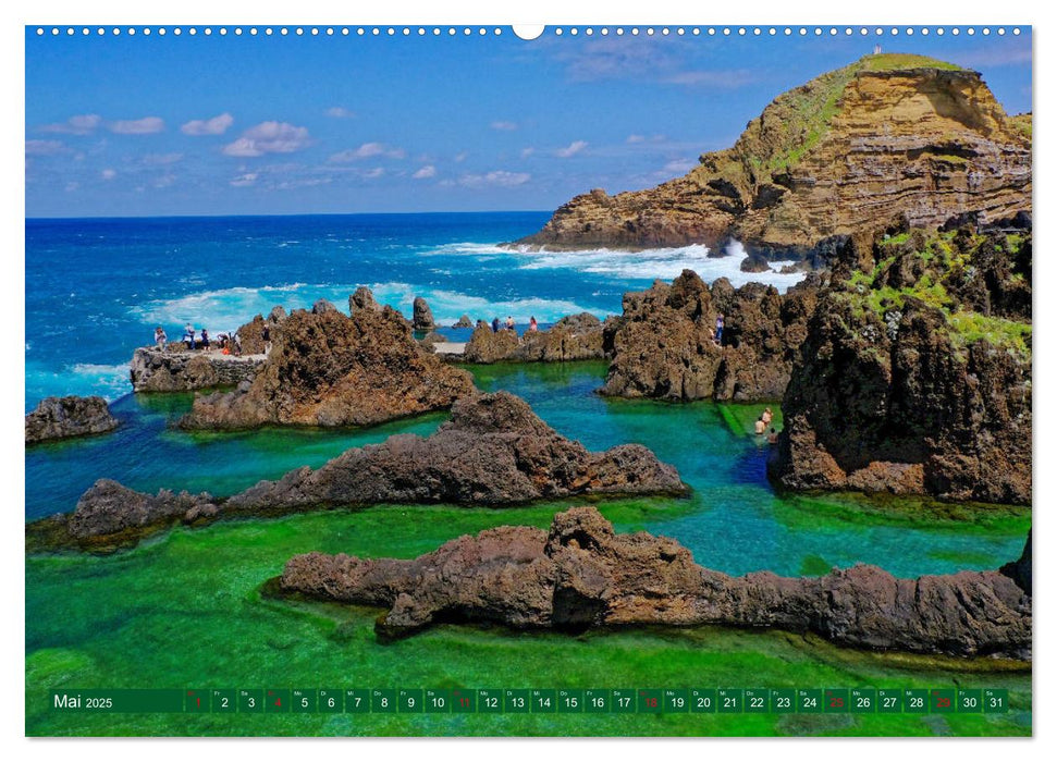 Madeira Blumeninsel im Atlantik (CALVENDO Premium Wandkalender 2025)