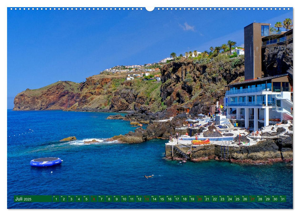 Madeira Blumeninsel im Atlantik (CALVENDO Premium Wandkalender 2025)