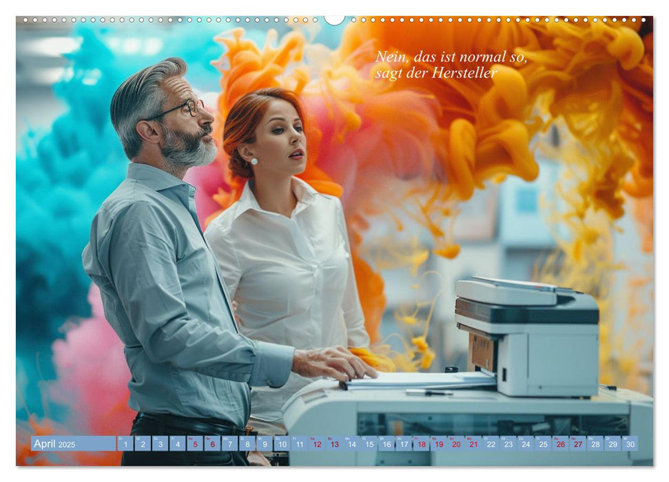 Ich liebe jeden Tag im Büro (CALVENDO Wandkalender 2025)