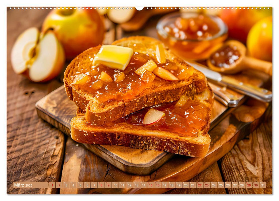Alles Apfel oder was?! - Köstliche Apfelgerichte für jede Gelegenheit! (CALVENDO Premium Wandkalender 2025)