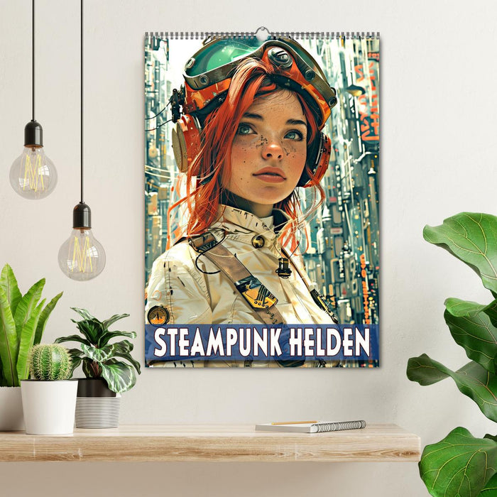 Steampunk Helden (CALVENDO Wandkalender 2025)