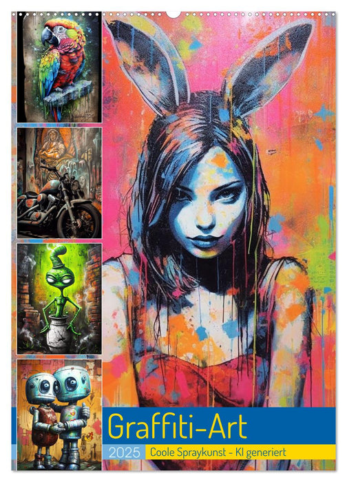 Graffiti Art (CALVENDO Wandkalender 2025)