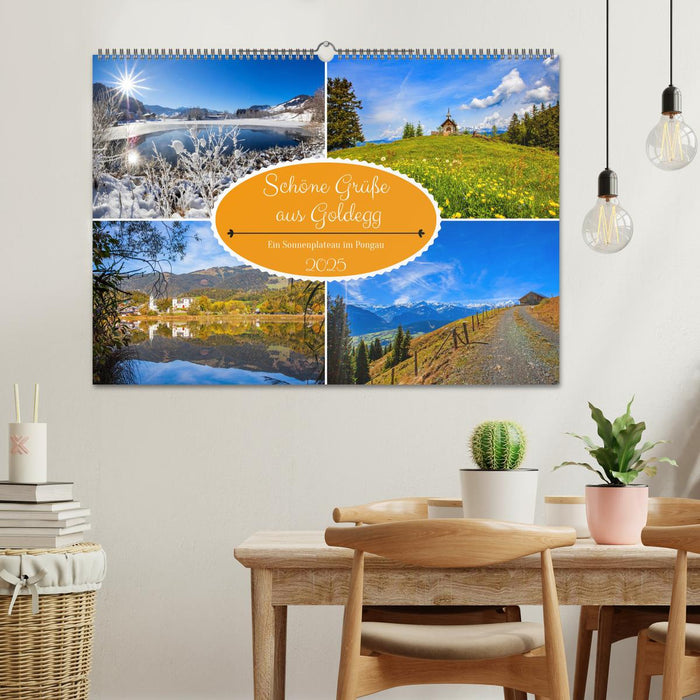 Schöne Grüße aus Goldegg (CALVENDO Wandkalender 2025)