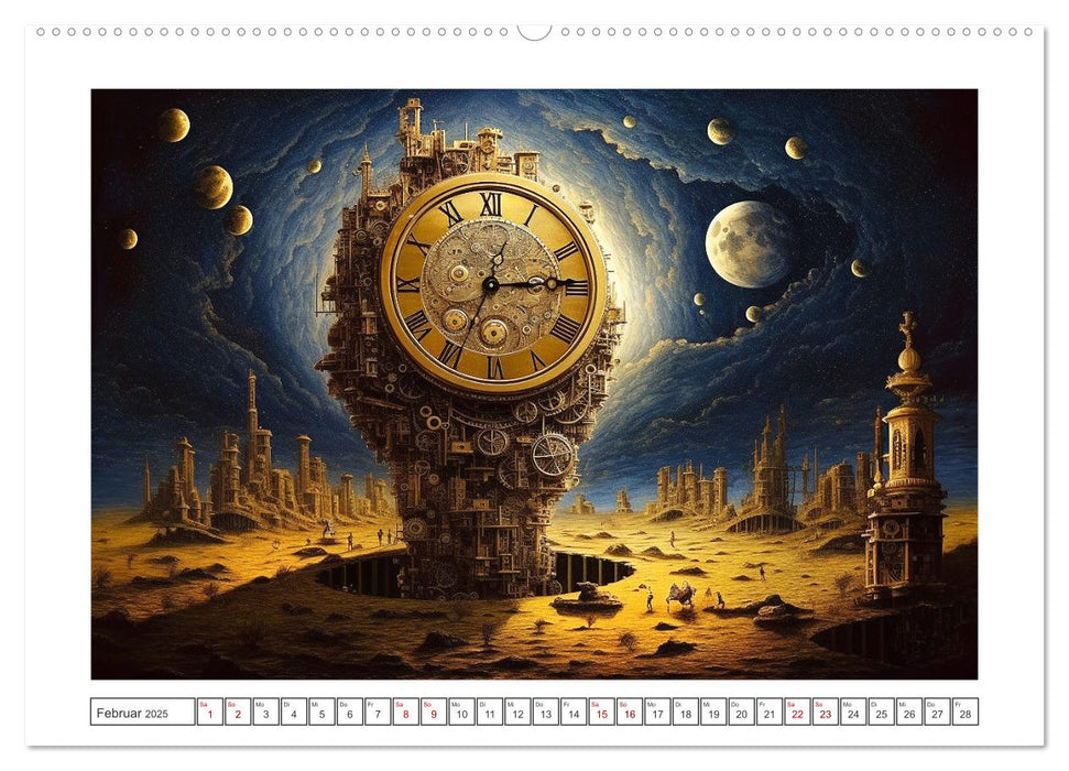 Surreale Traumwelten (CALVENDO Premium Wandkalender 2025)