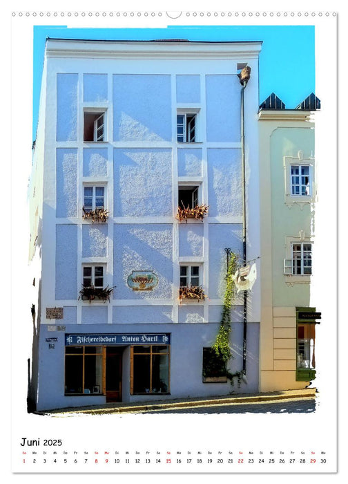 Ein Spaziergang durch Passau (CALVENDO Premium Wandkalender 2025)