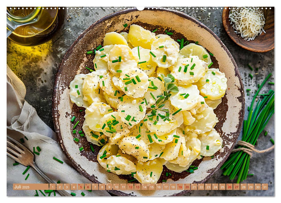 Alles Kartoffel oder was?! - Gerichte aus der Kartoffelwelt (CALVENDO Premium Wandkalender 2025)