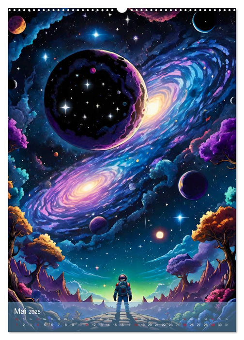 Weltraumträume (CALVENDO Premium Wandkalender 2025)