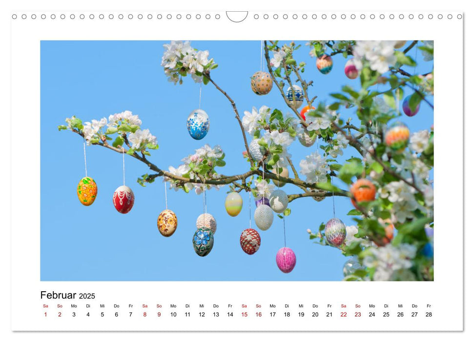 Der Saalfelder Ostereierbaum (CALVENDO Wandkalender 2025)