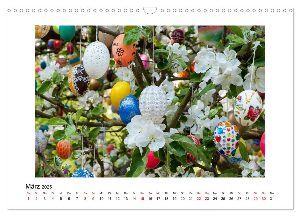 Der Saalfelder Ostereierbaum (CALVENDO Wandkalender 2025)
