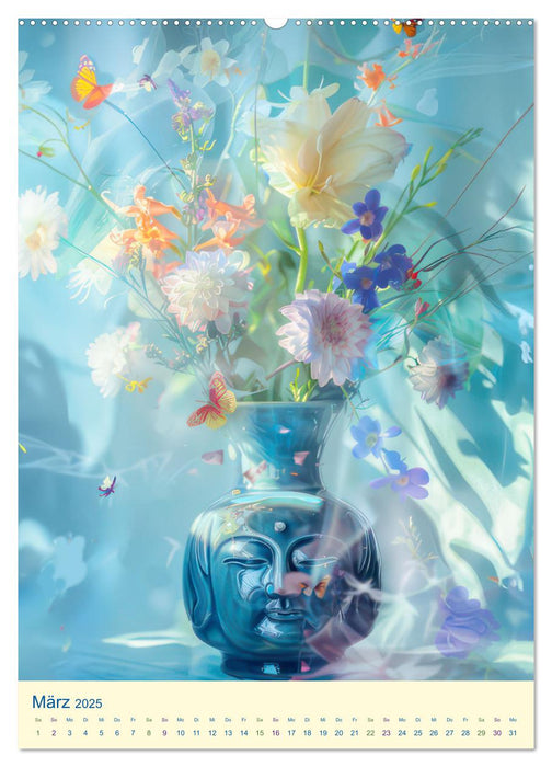 Blumen in zauberhaftem Licht (CALVENDO Premium Wandkalender 2025)