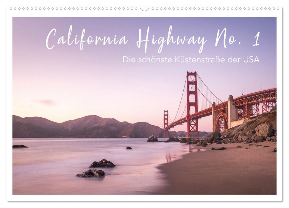 California Highway No. 1 - Die schönste Küstenstraße der USA (CALVENDO Wandkalender 2025)