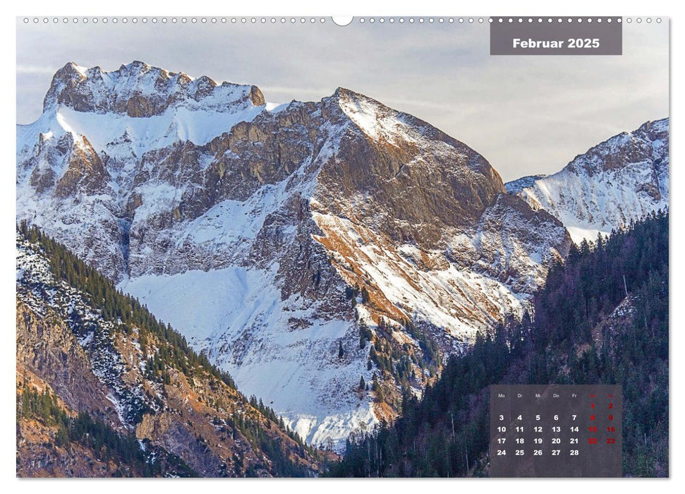 Majestetische Alpenwelt (CALVENDO Premium Wandkalender 2025)