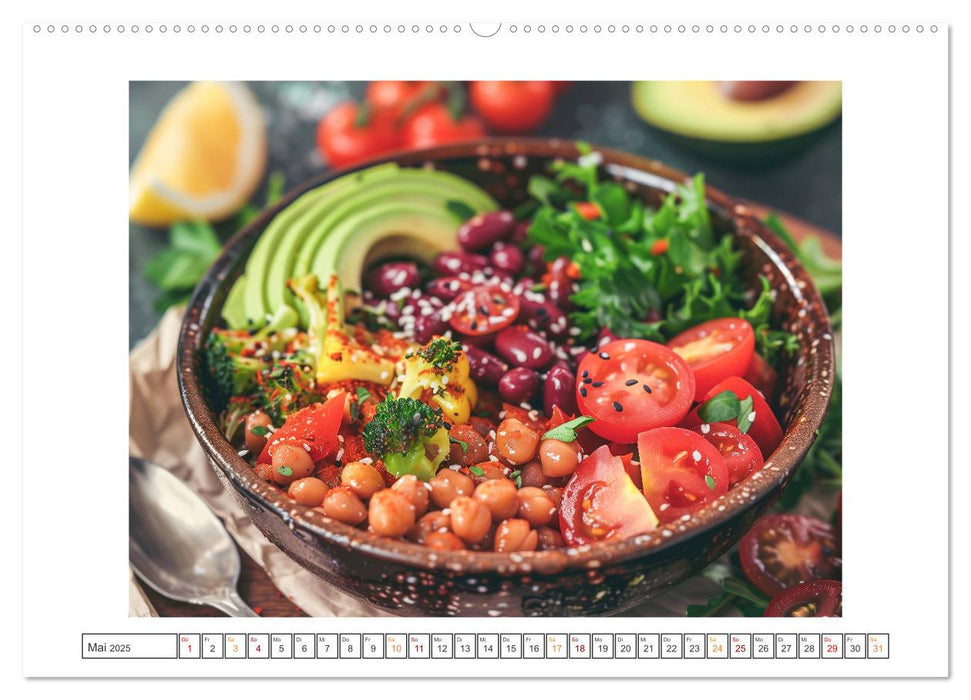 Mediterrane Küche (CALVENDO Premium Wandkalender 2025)