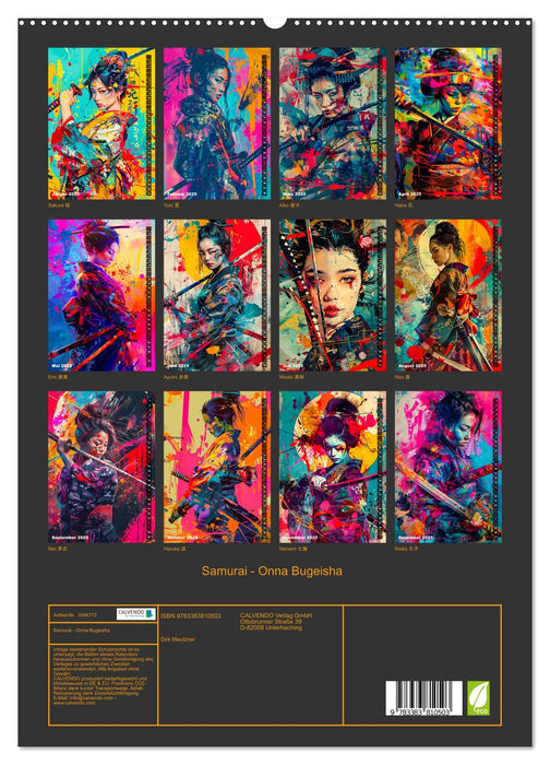 Samurai - Onna Bugeisha (CALVENDO Premium Wandkalender 2025)