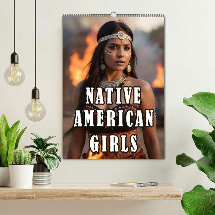 Native American Girls (CALVENDO Wandkalender 2025)