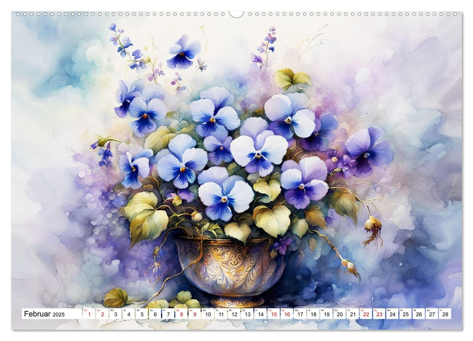 Blumenbuketts (CALVENDO Premium Wandkalender 2025)
