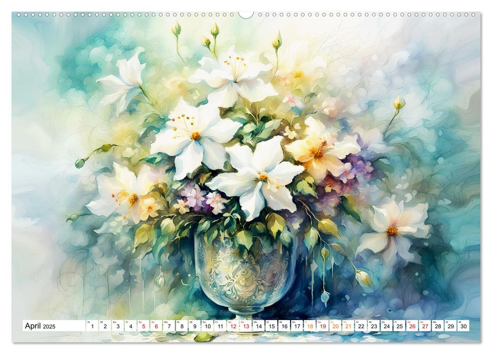Blumenbuketts (CALVENDO Premium Wandkalender 2025)