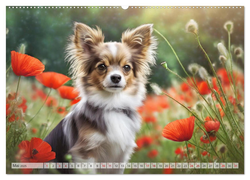 Chihuahuas - Kleine Hunde - große Temperamentbündel (CALVENDO Premium Wandkalender 2025)