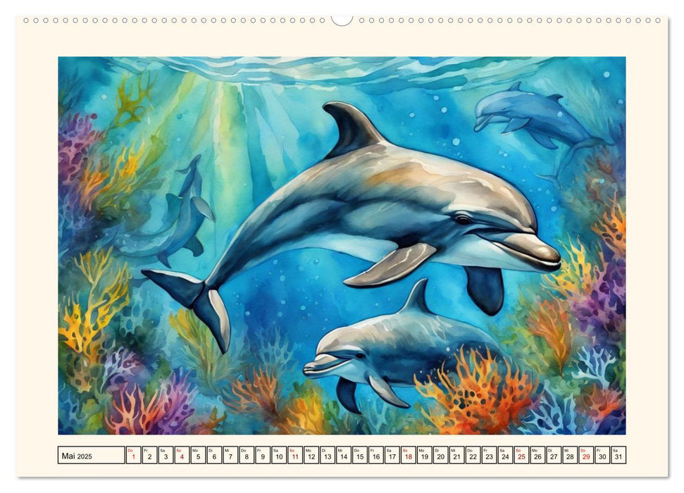 Geheimnisvolle Unterwasserwelten (CALVENDO Wandkalender 2025)