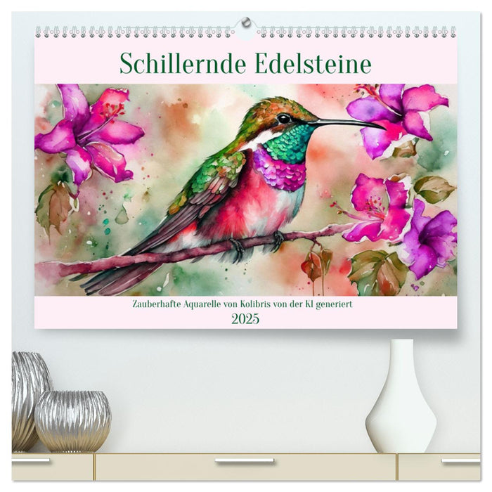 Schillernde Edelsteine (CALVENDO Premium Wandkalender 2025)